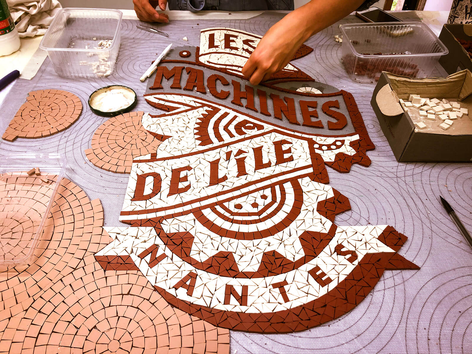 wip machinesBD Mosaïque Les Machines de l'Île en cours