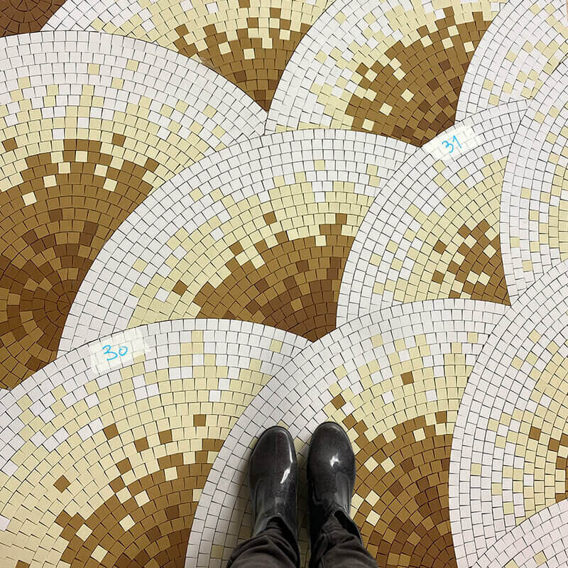 mosaic floor