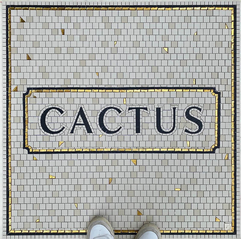 Mosaic Floor carpet Cactus logo