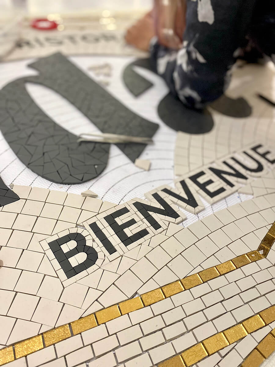 Mosaïque Ida en cours