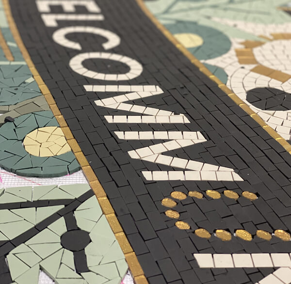 Handmade Mosaic letters